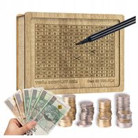 Skarbonka Wykreślana Wykreślanka Wyzwanie Prezent Personalizowana Sonoma