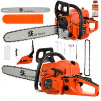 NIEZAWODNIE MOCNA PIŁA SPALINOWA PILARKA ŁAŃCUCHOWA DRZEW KRZEWÓW+