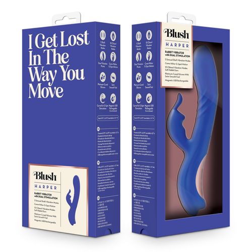 Wibrator punktu G Blush HARPER MIDNIGHT Niebieski na Arena.pl