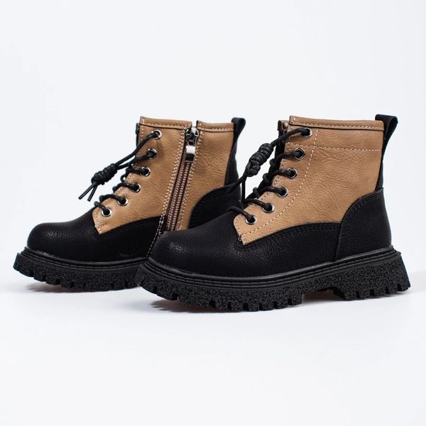 Dwukolorowe botki dziewczęce r.29 zdjęcie 4