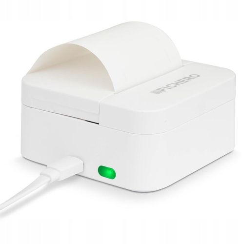 Mini Drukarka do Etykiet Naklejek Fichero Mini Pocket Przenośna + 3 Rolki na Arena.pl