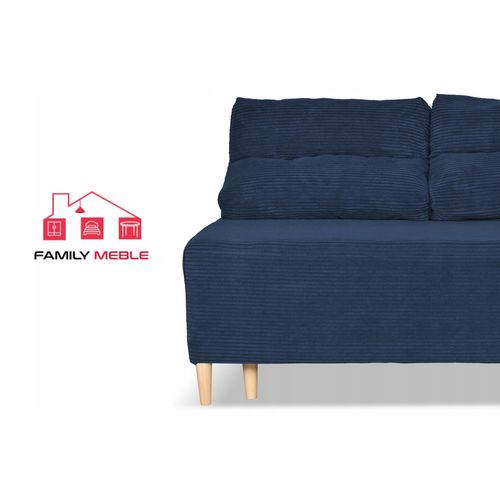 Kanapa sofa KIMO funkcja spania pojemnik Anafi granat sztruks na Arena.pl