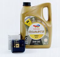 FILTR OLEJU + OLEJ TOTAL INEO RCP 5W30 5L 9.55535 PEUGEOT CITROEN OPEL 1.2