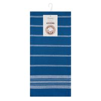 Komplet 2 ścierki RUBI 50x70 niebieskie paski bawełna