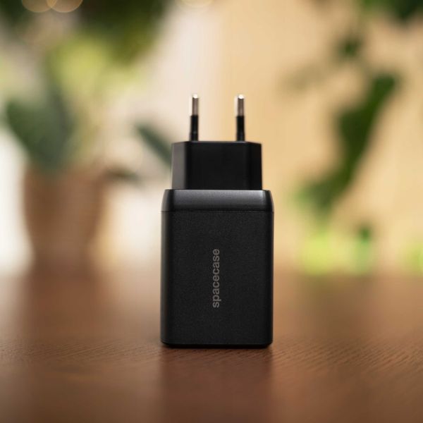 Spacecase Usb Charger 65W Gan Sc008B Black zdjęcie 5