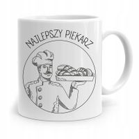 Kubek Prezent Dla Piekarza Najlepszy Piekarz Z Nadrukiem Ze Zdjęciem