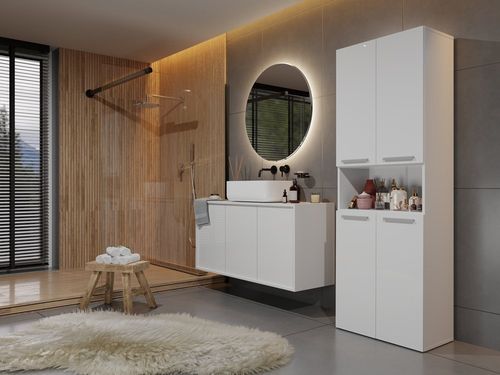 SZAFKA ŁAZIENKOWA NEL DK 1K 60CM - BIEL MAT na Arena.pl