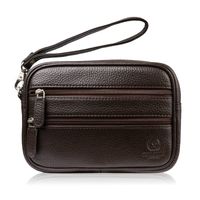 saszetka męska skórzana do ręki brązowa paolo peruzzi t-129-br