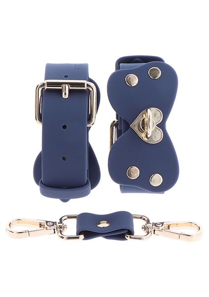 Silicone Ankle Cuffs Set Blue zdjęcie 12