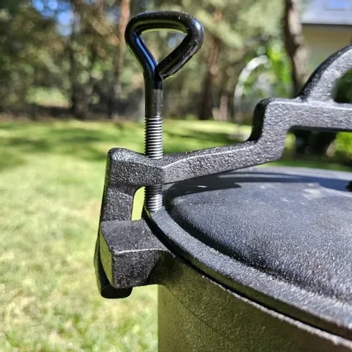 KOCIOŁEK ŻELIWNY GARNEK myśliwski węgierski pieczonki 10L na OGNISKO GRILL na Arena.pl