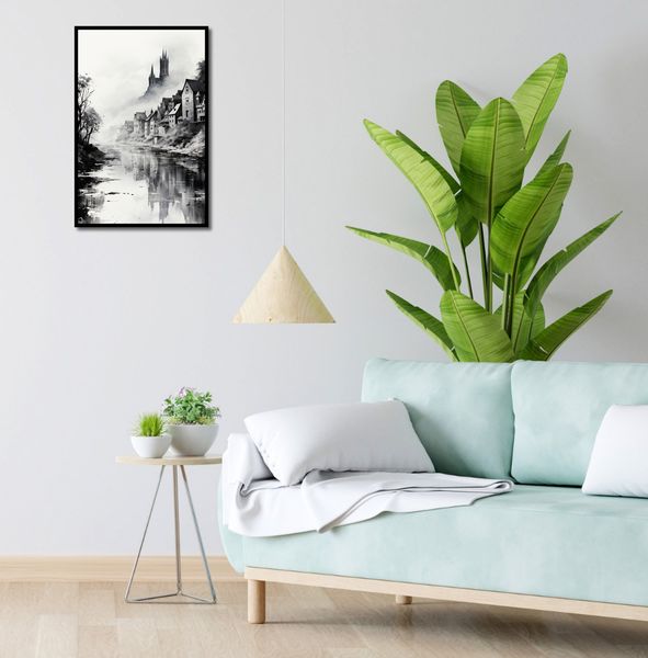 Plakat 40x60cm Mglisty Refleks zdjęcie 4