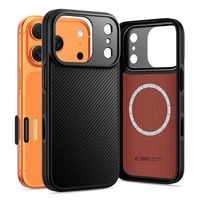 tech-protect kevlar aramid cc magsafe iphone 17 pro max black