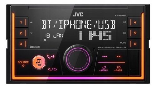 JVC KW-X850BT Radio samochodowe 2DIN AUX USB MP3 Bluetooth VarioColor na Arena.pl
