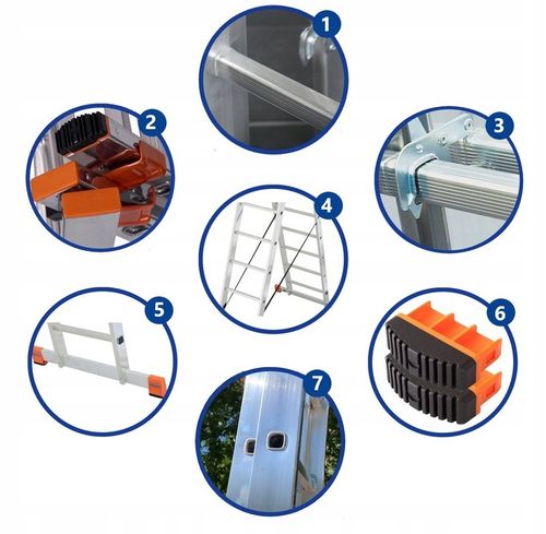 KRAUSE MONTO Tribilo drabina 3x10 szczebli 129680 7,65m na Arena.pl