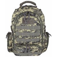 Plecak Szkolny 4-Komorowy Military Grey Digital Camo #G2