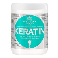 Kallos Keratin, Keratynowa maska do włosów z keratyną i proteinami mlecznymi, 1000ml