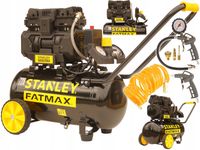 2 x KOMPRESOR BEZOLEJOWY FATMAX WYCISZONY 24L 8 BAR 1.5KM STANLEY