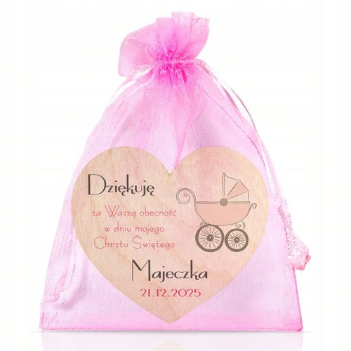 Podziękowania dla gości KOMUNIA na CHRZEST I ROCZEK URODZINY magnes 10 na Arena.pl