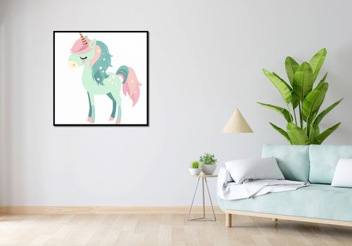 Plakat 90x90cm Jednorożec Marzeń na Arena.pl