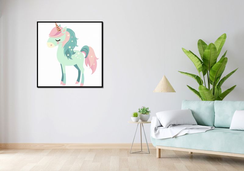 Plakat 90x90cm Jednorożec Marzeń zdjęcie 4