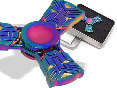 AZTEC RAINBOW HAND FIDGET SPINNER METAL na Arena.pl