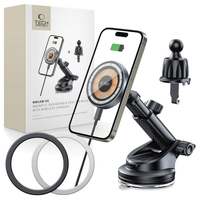 tech-protect mm15w-v5 magnetic magsafe dashboard & vent car mount