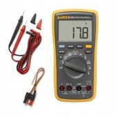 Multimetr ręczny CYFROWY miernik CAT III 600V 10A POMIAR temperatury FLUKE