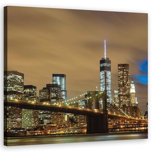 OBRAZ NA PŁÓTNIE DO SALONU Nowy Jork Most na Arena.pl