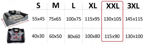 Legowisko Dla Psa Kojec Kingdog 130X105 Cm Personalizowane Wodoodporne na Arena.pl