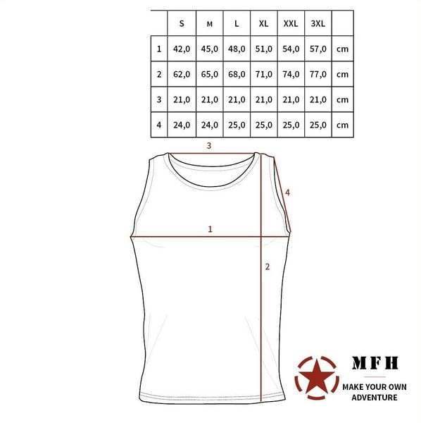 Koszulka US Tank-Top czarny 170 g M zdjęcie 2