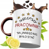 Kubek Bordowy Dla Pracownika Na Urodziny Prezent Z Nadrukiem Ze Zdjęciem