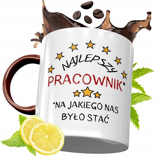 Kubek Bordowy Dla Pracownika Na Urodziny Prezent Z Nadrukiem Ze Zdjęciem na Arena.pl