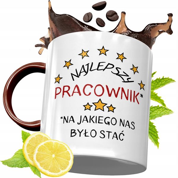 Kubek Bordowy Dla Pracownika Na Urodziny Prezent Z Nadrukiem Ze Zdjęciem zdjęcie 1