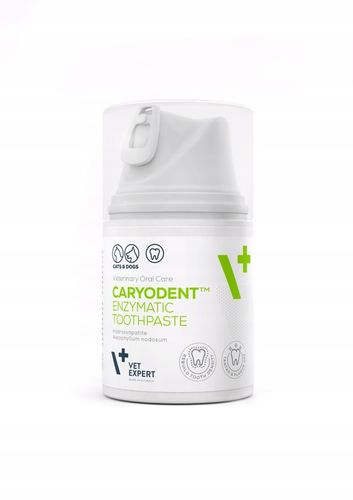 CARYODENT ENZYMATIC TOOTHPASTE 50 ML enzymatyczna pasta do zębów pies kot na Arena.pl