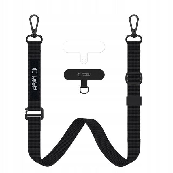TECH-PROTECT C6S ROPE CROSSBODY BLACK zdjęcie 1