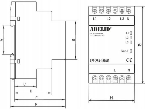 AUTOMATYCZNY PRZEŁĄCZNIK FAZ 230V 25A 150MS na Arena.pl