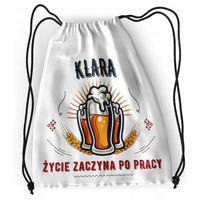 Plecak Dla Klary Sportowy Szkolny Worek Torba Z Nadrukiem Ze Zdjęciem