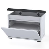 Szafka na buty VB50x30 D1N1 siedzisko schowek 50cm BIAŁY
