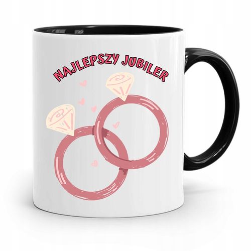 Dla Jubilera Kubek Czarny Najlepszy Jubiler Z Nadrukiem Ze Zdjęciem na Arena.pl