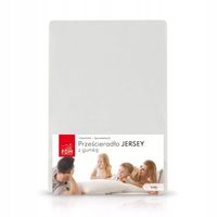 Prześcieradło z GUMKĄ na materac 200 x 220 - BIAŁE - 100% bawełna