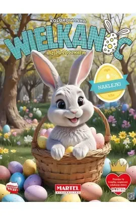 Kolorowanka Z Naklejkami. Wielkanoc Z Zajączkiem na Arena.pl
