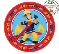 Opłatek na tort Strażak Sam