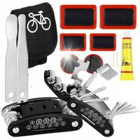 MULTITOOL ZESTAW KLUCZY ROWEROWYCH + AKCESORIA