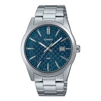 Zegarek Męski Casio DATE CARBON LOOK DIAL - PETROL BLUE (Ø 41 mm)
