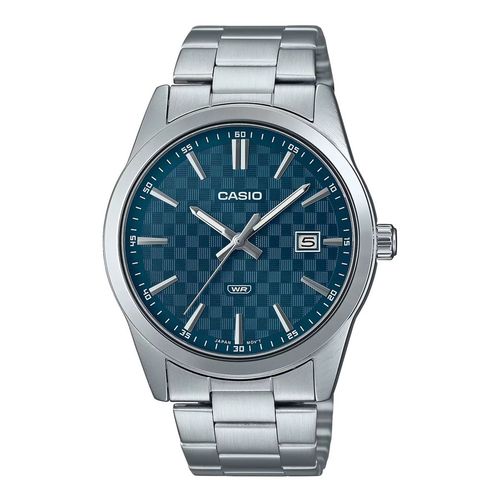 Zegarek Męski Casio DATE CARBON LOOK DIAL - PETROL BLUE (Ø 41 mm) na Arena.pl
