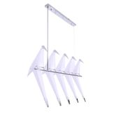 DUVA Lamp SREBRNA ptaki 5 130cm lampa wisząca Vildevik 10789-5S