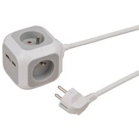 Kostka zasilająca Brennenstuhl ALEA-Power 4 gniazda 2xUSB 1,4m