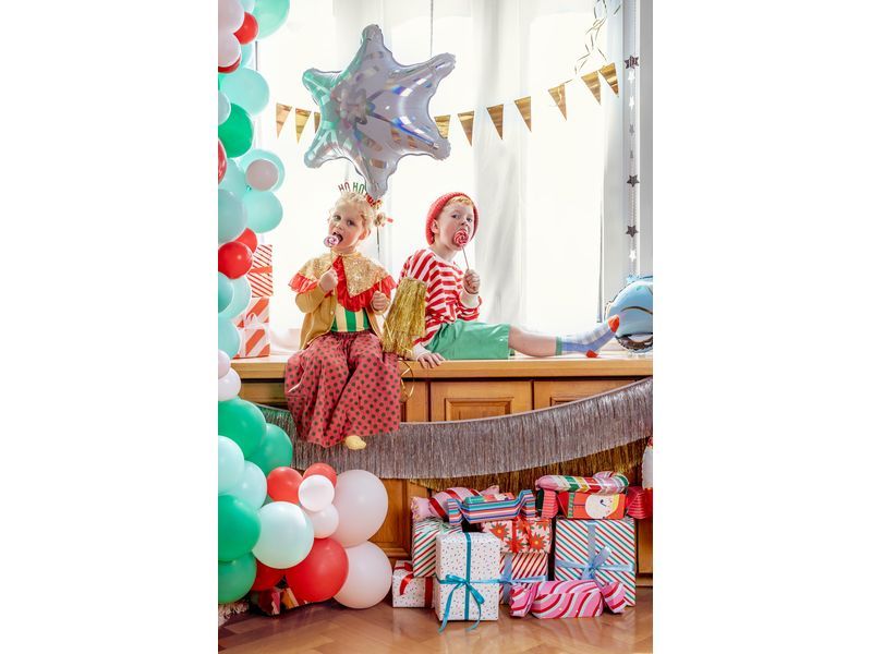 Balon foliowy "Śnieżynka", 64 cm x 66 cm [balon z helem] zdjęcie 2