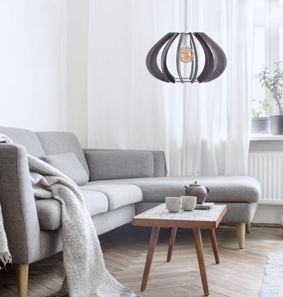 Lampa wisząca 1xE27 NORA GREY 644 zdjęcie 4