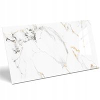 PŁYTKI ŁAZIENKOWE PODŁOGOWE GRES BIAŁY MARMUR LAVINO WHITE 60x120 cm POŁYSK